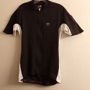 Pearl Izumi Black and White Cycling Jersey B16 X